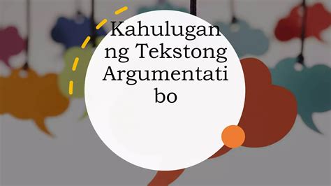 artikulong argumentatibo|Tekstong Argumentatibo Halimbawa At Kahulugan .